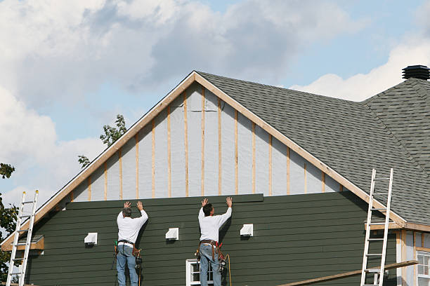 Professional Siding technician working in Cofield, NC